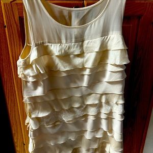 Loft ruffle dress
